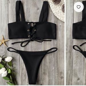 *NEW* Navy Zaful bikini swimming costume